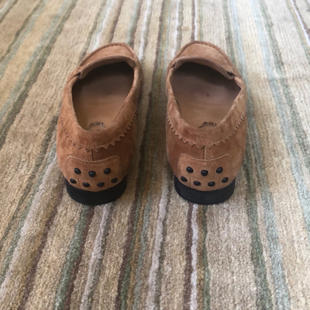 TOD’S loafers, caramel brown, size 7
